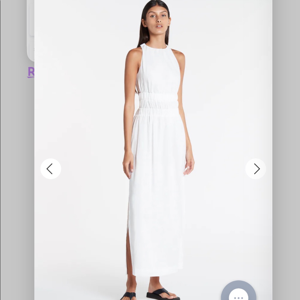 Sir The Label Vilma Cross Back Gown Size Medium